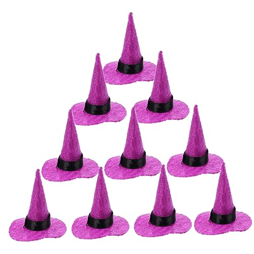 Toddmomy 10 Stück Elfenhut Hexenhut Gerüschter Hexenhut Halloween Filzhut Miniatur Party Winzig Klein Für Filztuch Toddmomy 10 Stück Elfenhut Hexenhut Gerüschter Hexenhut Halloween Filzhut Miniatur Party Winzig Klein Für Filztuch von Toddmomy