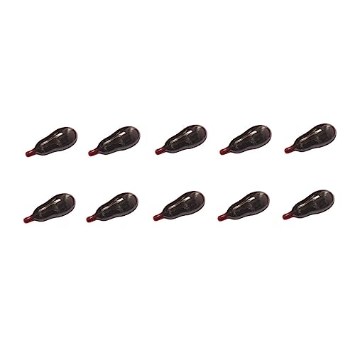 Toddmomy 10 Stück Halloween Kunstblut Kapseln Lustige Blutpillen für Cosplay und Partys für Halloween Dekoration und Streiche Schwarz Packung von Toddmomy
