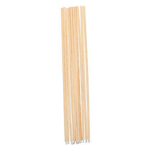 Toddmomy Kit 10 Stück Holz-steuerstäbe Für Schattenpuppen Präzisions-manipulationsstäbe Für Puppenarme Stabile Unterstützung von Toddmomy