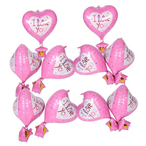 Toddmomy 10 Stück Heißluftballon Dekoration „Happy Birthday“ Ballon Herzförmige Ballons „Happy Valentine'S Day“ Ballon Herzballons Valentinstag Herzballon Liebesballon Toddmomy 10 Stück Heißluftballon Dekoration „Happy Birthday“ Ballon Herzförmige Ballons „Happy Valentine'S Day“ Ballon Herzballons Valentinstag Herzballon Liebesballon von Toddmomy