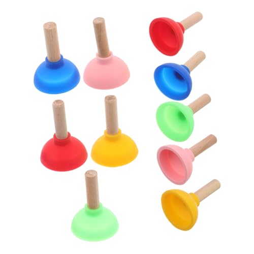 Toddmomy 10 Stück Magische Requisiten Toilettenschüsselkolben Badewannenkolben Wc-kolben-Spiel Kolben Süß Süßer Toilettenkolben Mini-kolben Kleiner Stößel Süßer Kolben Kieselgel von Toddmomy