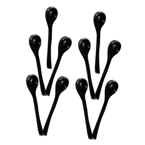 Toddmomy 10 Stück Mini-Eisportionierer Puppenhauszubehör Mini-Puppenhaus-Zubehör Miniatur klein deko Kinderspielzeug winzige Löffel Mini House Accessory Harz Black Toddmomy 10 Stück Mini-Eisportionierer Puppenhauszubehör Mini-Puppenhaus-Zubehör Miniatur klein deko Kinderspielzeug winzige Löffel Mini House Accessory Harz Black von Toddmomy