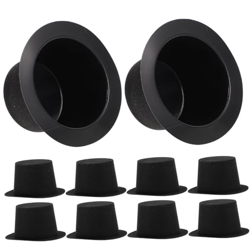 Toddmomy 10 Stück Mini-Kappe Schaum Puppe Winzige Zylinder Weihnachten DIY Dekorativ Urlaub Miniatur -top -hüte Hüte Für Stofftiere Miniaturhüte Party Drinnen Black Plastik Toddmomy 10 Stück Mini-Kappe Schaum Puppe Winzige Zylinder Weihnachten DIY Dekorativ Urlaub Miniatur -top -hüte Hüte Für Stofftiere Miniaturhüte Party Drinnen Black Plastik von Toddmomy