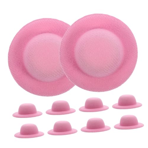 Toddmomy 10 Stück Mini Puppenmütze Im Rustikalen Stil Winzige Süße Imitation Mütze Für Kleine Puppen Kleine Gestrickte Strohhüte Basteln Mini Hüte Bunter Artikel Gewebte Filzmütze von Toddmomy