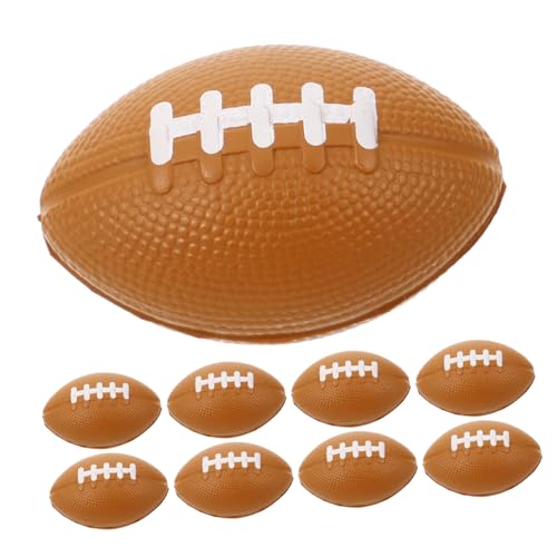 Toddmomy 10 Stück Mini Rugby Stressbälle Druckbälle für Entspannung und Stressabbau Lustige Sensorische Spielzeuge für Unterwegs Party Toddmomy 10 Stück Mini Rugby Stressbälle Druckbälle für Entspannung und Stressabbau Lustige Sensorische Spielzeuge für Unterwegs Party von Toddmomy