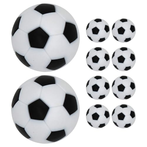 Toddmomy 10 Stück Mini-Tischfußball-Ersatzbälle – Glatte Hüft-Fußbälle Für Tischfußballspiele Kompakte 2 3 cm Große Bälle Für Zu Hause (Wie Abgebildete Farbe) von Toddmomy