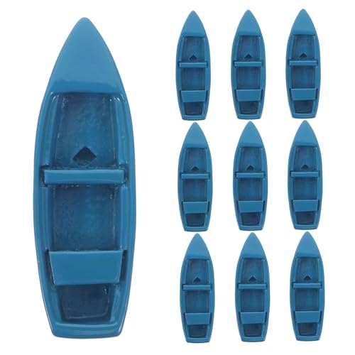 Toddmomy 10 Stück Mini-Yacht Segelboot Miniatur Thema Schnellboot Wasser Nachbildung Eines Bootes Nautisch Fee Bausatz Bootfahren Dekoration Küsten Harz Blue Toddmomy 10 Stück Mini-Yacht Segelboot Miniatur Thema Schnellboot Wasser Nachbildung Eines Bootes Nautisch Fee Bausatz Bootfahren Dekoration Küsten Harz Blue von Toddmomy