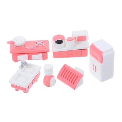 Toddmomy 10 Stück Miniatur Küchenausstattung Teiliges Puppenhaus Zubehör Set Wasserkocher Kühlschrank Spüle Kochgeschirr für Kreative DIY Dekoration für Puppenküche und Miniaturwelten Toddmomy 10 Stück Miniatur Küchenausstattung Teiliges Puppenhaus Zubehör Set Wasserkocher Kühlschrank Spüle Kochgeschirr für Kreative DIY Dekoration für Puppenküche und Miniaturwelten von Toddmomy