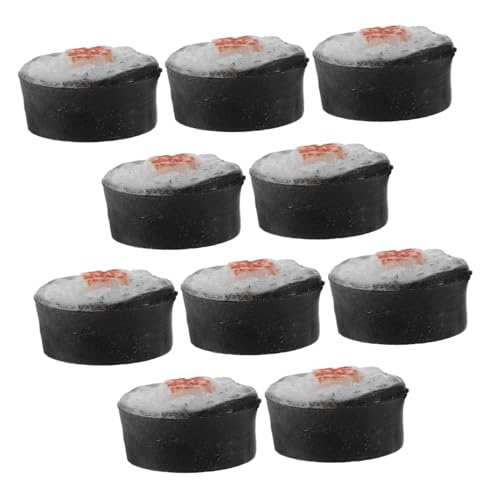 Toddmomy 10 Stück Miniatur Sushi Set aus Künstliche Sushi Modelle für Kreative Deko Spiel Realistische Nachbildung für Erwachsene zum Basteln und Dekorieren Toddmomy 10 Stück Miniatur Sushi Set aus Künstliche Sushi Modelle für Kreative Deko Spiel Realistische Nachbildung für Erwachsene zum Basteln und Dekorieren von Toddmomy