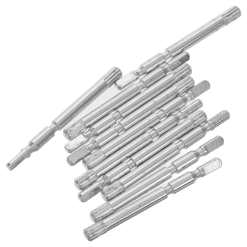 Toddmomy 10 Stück Musikglockenwerk Schwere Nieten Hunde-Hardware-Nieten Werfen Nagelhammer Strukturelle Nieten Stiftnägel Ankerwerkzeug Einwerfen Nagel Für Beton Metall Silver von Toddmomy