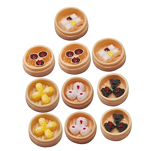 Toddmomy 10 Stück Simulation Lebensmittelspielzeugmodell Miniatur-kunsthandwerk Für Gedämpfte Lebensmittel Puppe Mini-Essen Realistisch Spielzeugnahrung Winziges Essen Harz Toddmomy 10 Stück Simulation Lebensmittelspielzeugmodell Miniatur-kunsthandwerk Für Gedämpfte Lebensmittel Puppe Mini-Essen Realistisch Spielzeugnahrung Winziges Essen Harz von Toddmomy