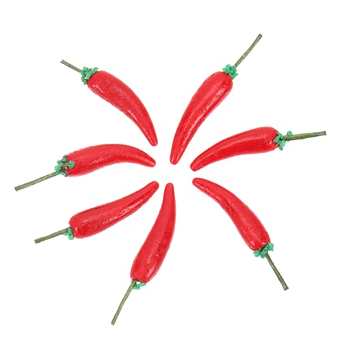 Toddmomy 10 Stück Simulationsfruchtmodell Mini-Simulation Gemüse Mini-gemüsefiguren Miniaturgemüse Realistisch Mini-kunstgemüsedekor Mini-Chili-Modell Rot Kunstharz Toddmomy 10 Stück Simulationsfruchtmodell Mini-Simulation Gemüse Mini-gemüsefiguren Miniaturgemüse Realistisch Mini-kunstgemüsedekor Mini-Chili-Modell Rot Kunstharz von Toddmomy