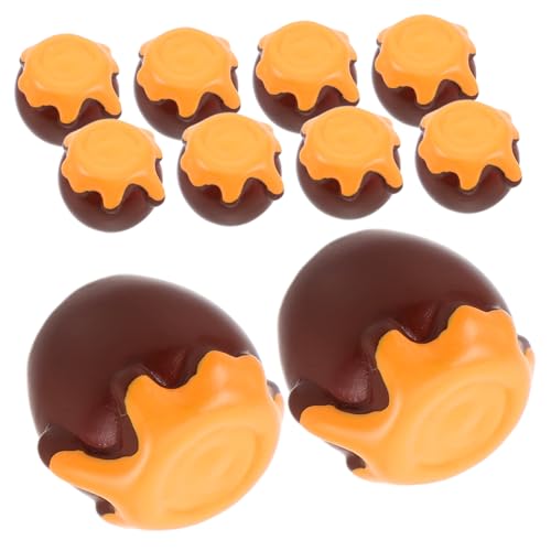 Toddmomy 10 Stück Simuliertes Honigglas Puppenhaus Essen Puppenhaus Miniaturdekor Honigtopf Miniaturglasdekor Harzpuppenhausglas Dollhouse Mini Honey Pot Dollhouse Mini Jar Harz von Toddmomy