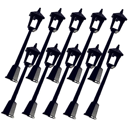 Toddmomy 10 Stück Simuliertes Straßenlichtmodell Modell Straßenlaternen Solar- Winzige Led-leuchten Klein Miniatur Weihnachts -straßenlampenmodell Black Plastik Toddmomy 10 Stück Simuliertes Straßenlichtmodell Modell Straßenlaternen Solar- Winzige Led-leuchten Klein Miniatur Weihnachts -straßenlampenmodell Black Plastik von Toddmomy