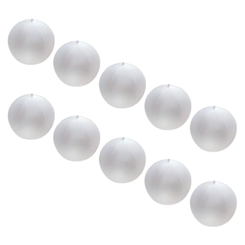 Toddmomy 10 Stück Teiliges Aufblasbare Strandbälle Bunte Dekorative Kinderbälle für Sommerpartys und Wasseraktivitäten für Outdoor Spiele und Kreative Spielmöglichkeiten von Toddmomy