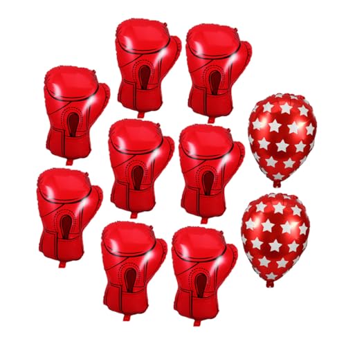 Toddmomy 10 Stück Teiliges Boxing Glove Folienballons Aluminium Film Sport Party Dekorationen Rote Boxhandschuhe Sandsack Ballons Robust Leicht Aufblasbar Für Jungen Geburtstag Wrestling Toddmomy 10 Stück Teiliges Boxing Glove Folienballons Aluminium Film Sport Party Dekorationen Rote Boxhandschuhe Sandsack Ballons Robust Leicht Aufblasbar Für Jungen Geburtstag Wrestling von Toddmomy