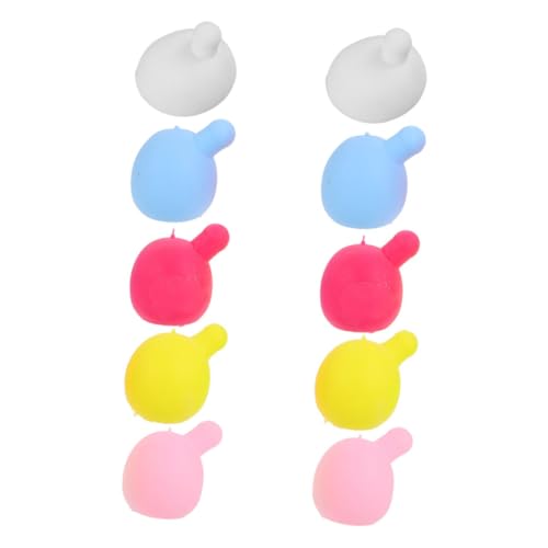 Toddmomy 10 Stück Teiliges DIY Bubble Squeeze Toy Insert Kleine Bunte Silikon-Bubble-einsätze für Selbstgemachte Seifenblasen-spielzeuge Vielseitig Einsetzbar für Kreative Bastel von Toddmomy