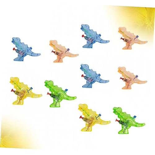 Toddmomy 10 Stück Teiliges Dinosaurier wasserspritzspielzeug Transparente Spritzpistolen Interaktives Outdoor sommerspielzeug für Bunte Wasserpistolen für Pool Gartenparty Zufällige Farbe Toddmomy 10 Stück Teiliges Dinosaurier wasserspritzspielzeug Transparente Spritzpistolen Interaktives Outdoor sommerspielzeug für Bunte Wasserpistolen für Pool Gartenparty Zufällige Farbe von Toddmomy