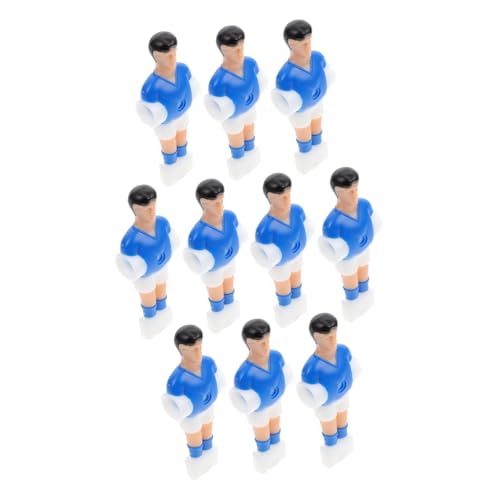 Toddmomy 10 Stück Teiliges Foosball Spieler Kunststoff Figuren für Tischfußball Maschine Ersatzspieler Leicht Standardgröße Glatte Oberfläche Sicher für Eltern Junge Mädchen Spielspaß von Toddmomy