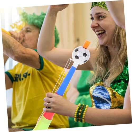 Toddmomy 10 Stück Teiliges Fußball Fanfare aus Robustem Kunststoff Lauter Teleskopischer Fanfaren Lärmmacher für Sportfans zum Anfeuern bei Fußballspielen Partys und Zufällige Farbe von Toddmomy