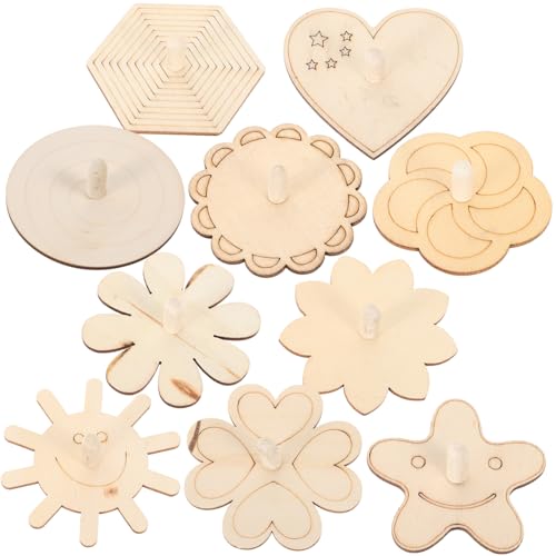 Toddmomy 10 Stück Teiliges Holz Gyro Bastelset Unbemalt DIY Malspielzeug für Verschiedene Formen Kreativ Fördernd Kindergarten Handgefertigt Robust Langlebig Toddmomy 10 Stück Teiliges Holz Gyro Bastelset Unbemalt DIY Malspielzeug für Verschiedene Formen Kreativ Fördernd Kindergarten Handgefertigt Robust Langlebig von Toddmomy