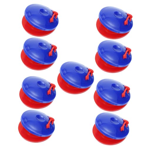 Toddmomy 10 Stück Teiliges Kinderschlaginstrument aus Hochwertigem Material Leichte Orff Castanets mit Klarem Klang Pädagogisches Musikspielzeug Hand Auge koordination und Musikalischem von Toddmomy