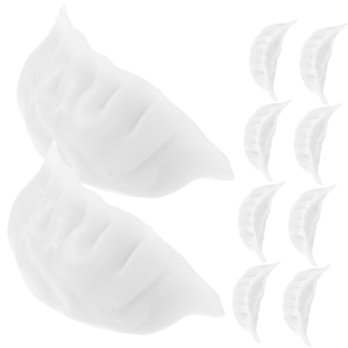 Toddmomy 10 Stück Teiliges Künstliche Dumpling Deko Simulation Realistisches Modell Wiederverwendbar Leicht Für Küchen Tisch Fotografie Prop von Toddmomy