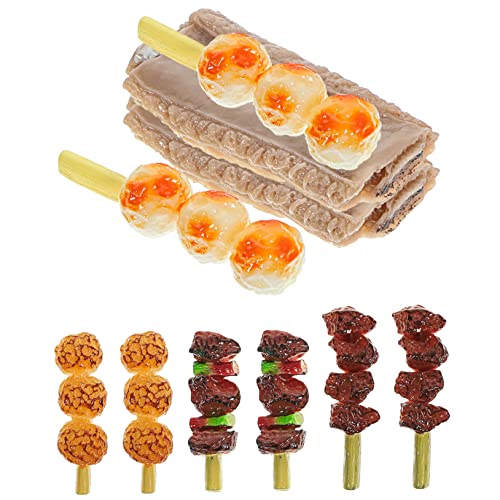 Toddmomy 10 Stück Teiliges Künstliche Grill Lebensmittel für Simulation BBQ Langlebig und Farbenfroh für Kreative Rollenspiele Küche Kindergarten und Mehr von Toddmomy