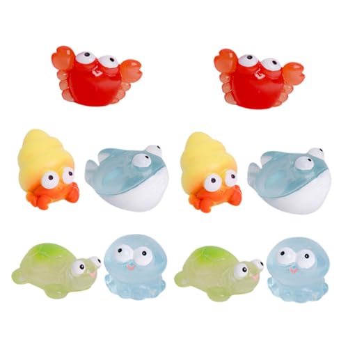 Toddmomy 10 Stück Teiliges Mini Meeres Tierfiguren aus Harz Detailreiche Mini Deko für Strand und DIY Szenerien Kompakt und Langlebig für Puppenhäuser Garten und Kinderspielzeug Toddmomy 10 Stück Teiliges Mini Meeres Tierfiguren aus Harz Detailreiche Mini Deko für Strand und DIY Szenerien Kompakt und Langlebig für Puppenhäuser Garten und Kinderspielzeug von Toddmomy