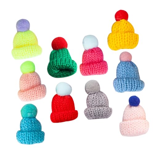 Toddmomy 10 Stück Teiliges Mini Strickmützen aus Wollgarn Wiederverwendbare Mini Weihnachtsmützen als DIY Bastelzubehör für Puppen Foto Requisiten und Festliche Dekorationen Toddmomy 10 Stück Teiliges Mini Strickmützen aus Wollgarn Wiederverwendbare Mini Weihnachtsmützen als DIY Bastelzubehör für Puppen Foto Requisiten und Festliche Dekorationen von Toddmomy