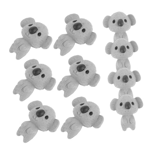 Toddmomy 10 Stück Teiliges Miniatur Bärenfiguren aus Resin Süße Deko für Cake Toppers DIY Puppenhaus Gartenlandschaften und Schlüsselanhänger Detailreiche Handwerkskunst und von Toddmomy