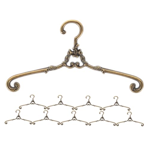 Toddmomy 10 Stück Teiliges Miniatur Puppenkleiderbügel aus Langlebigem Metall Realistische Vintage Mini Kleiderbügel für Puppenkleidung Platzsparend für Puppenschränke Toddmomy 10 Stück Teiliges Miniatur Puppenkleiderbügel aus Langlebigem Metall Realistische Vintage Mini Kleiderbügel für Puppenkleidung Platzsparend für Puppenschränke von Toddmomy