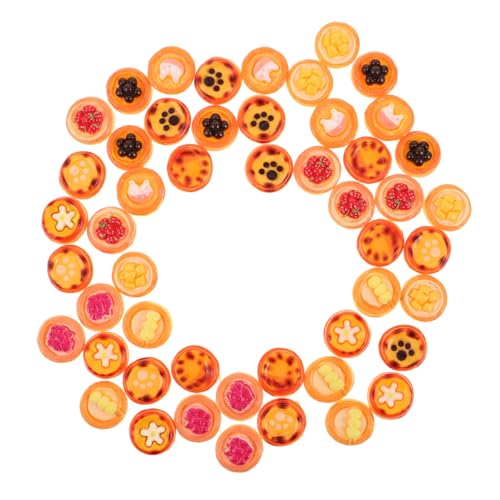 Toddmomy 10 Stück Teiliges Miniatur-eierkuchen Robustem Harz Realistische Mini-Dessert-Dekoration für Puppenhaus-küche DIY für Kreatives Kochen und Puppenhaus-Party-zubehör von Toddmomy