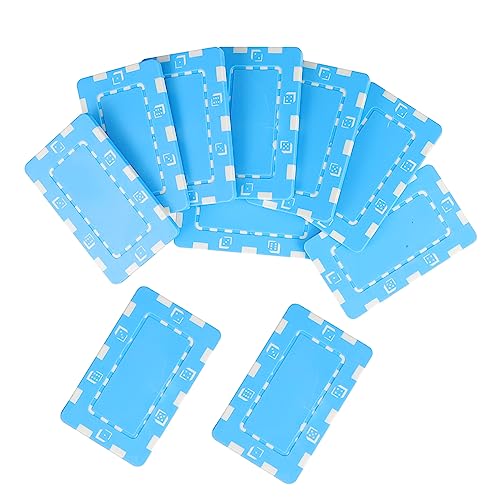 Toddmomy 10 Stück Teiliges Poker Chips für Mahjong Glücksspiel und Lernspiele ohne Nennwert Glatte Kanten Farbenfroh für Pokerliebhaber von Toddmomy