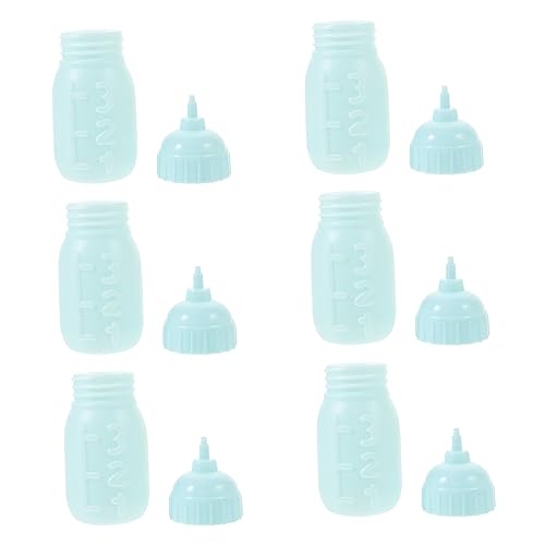 Toddmomy 10 Stück Teiliges Puppenzubehör Babyfläschchen Miniatur Milchflaschen für Mädchen Puppenhaus Realistische Simulation Langlebig Sicher Niedlich von Toddmomy