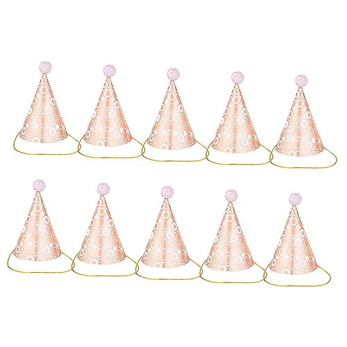 Toddmomy 10 Stück Teiliges Rosegoldene Glitzerpartyhüte für Erwachsene Geburtstagskopfschmuck mit Sechseckigen Pailletten Sichere Passform Festliche Partydekoration für Geburtstagsfeiern Toddmomy 10 Stück Teiliges Rosegoldene Glitzerpartyhüte für Erwachsene Geburtstagskopfschmuck mit Sechseckigen Pailletten Sichere Passform Festliche Partydekoration für Geburtstagsfeiern von Toddmomy