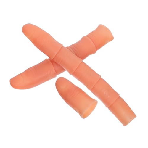 Toddmomy 10 Stück Teiliges Set Magischer Fingertrick Requisiten aus Kunststoff Realistische Fake Finger für Zaubershows und Partys Standardgröße und Großer Toddmomy 10 Stück Teiliges Set Magischer Fingertrick Requisiten aus Kunststoff Realistische Fake Finger für Zaubershows und Partys Standardgröße und Großer von Toddmomy