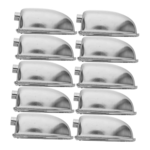 Toddmomy 10 Stück Teiliges Snare Drum Lugs aus Metall Einstellbare Trommel Ohr Teile Silber für Tom und Snare Drums Praktische Zubehörteile für Musiker von Toddmomy