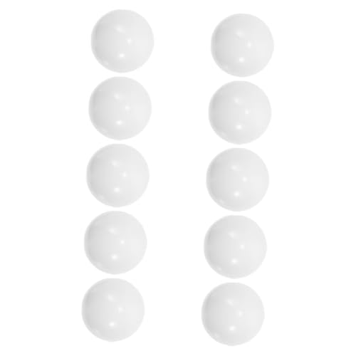 Toddmomy 10 Stück Teiliges Weiße Acryl Roulette perlen Runde Spielkugeln für Roulette räder Leicht zu Verfolgen Vielseitig für Party Favor und Poker Zubehör von Toddmomy