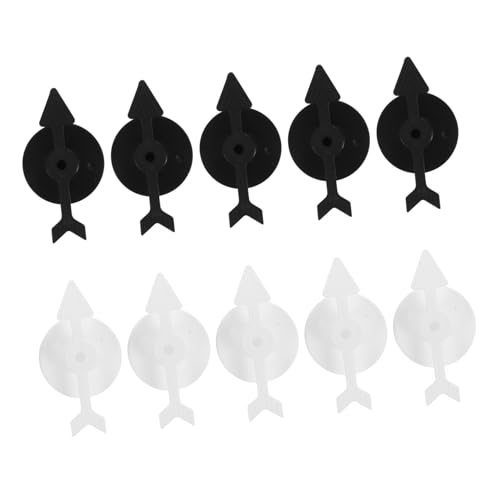 Toddmomy 10 Stück Teiliges von Drehpfeilen aus Kunststoff für DIY Brettspiele Rotierende Zeiger für Gruppenspiele und Unterricht für Erwachsene Stabil und Langlebig von Toddmomy