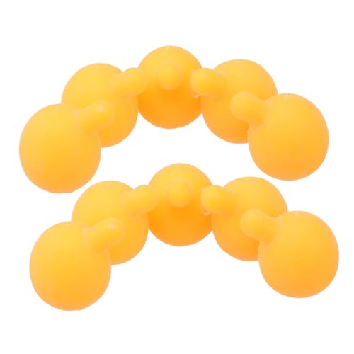 Toddmomy 10 Stück Zubehör Für Puppenkernbälle Ball Drücken Squishy-Maker-nachfüllung Stressball Lustig Squishy-Ball-Maker Matschige Formen Weiches Gummi Orange von Toddmomy