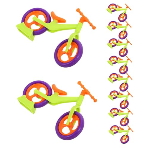 Toddmomy 10 Stücke Finger Bike Modelle Miniatur Fahrrad Miniatur Kunststoff von Toddmomy