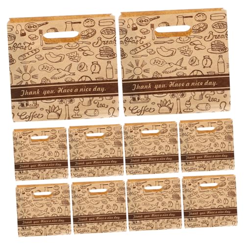 Toddmomy 10 Stücke Puppe Verpackung Tasche Mini Taschen Puppenhaus Miniatur Zubehör Papier von Toddmomy