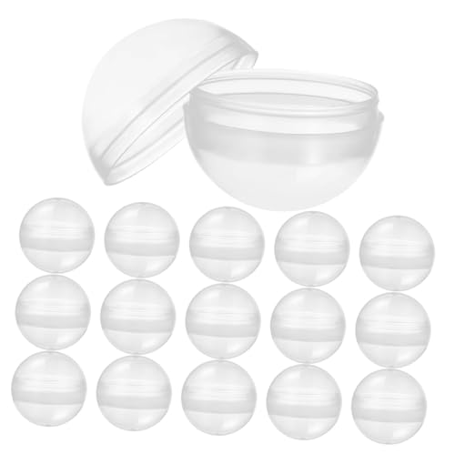 Toddmomy 100 Stück Befüllbare Transparente Plastikkugeln für Spielzeugmaschinen Runde Kapseln Diy Bastelbedarf Partygeschenke Durchsichtige Behälter von Toddmomy