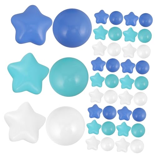 Toddmomy 100 Stück Bunte Kleine Runde Sternform Plastik Ozeanbälle für Junge Mädchen Spielbereich Party Theater Indoor Outdoor Toddmomy 100 Stück Bunte Kleine Runde Sternform Plastik Ozeanbälle für Junge Mädchen Spielbereich Party Theater Indoor Outdoor von Toddmomy