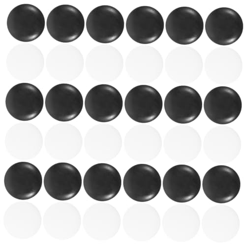 Toddmomy 100 Stück Go Schachfiguren aus Widerstandsfähigem Resin Kleine Spielsteine für Go Brettspiele für Heimgebrauch Schwarze und Weiße Steine von Toddmomy