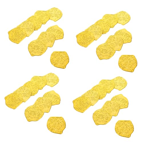 Toddmomy 100 Stück Piratenmünzen aus Kunststoff Goldene Spielmünzen für Piraten-schatzsuche Vintage Stil Piratenparty Dekoration Partyzubehör Toddmomy 100 Stück Piratenmünzen aus Kunststoff Goldene Spielmünzen für Piraten-schatzsuche Vintage Stil Piratenparty Dekoration Partyzubehör von Toddmomy