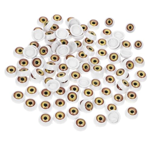Toddmomy 100 Stück Realistische Halbrunde Augen Gelb Langlebige DIY Puppenaugen Multifunktionale Dekoration für Puppen Teddybären und Bastelprojekte Toddmomy 100 Stück Realistische Halbrunde Augen Gelb Langlebige DIY Puppenaugen Multifunktionale Dekoration für Puppen Teddybären und Bastelprojekte von Toddmomy
