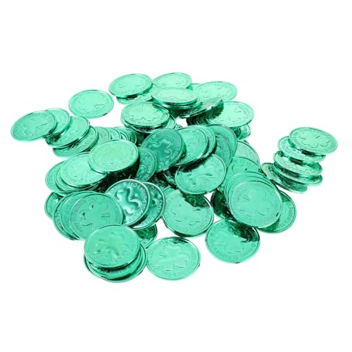 Toddmomy 100 Stück Shamrock Glücksmünzen für Patrick's Day Dekorative Plastikmünzen für Partys Festlichkeiten und Schulaktivitäten Tischdeko und Party Supplies Toddmomy 100 Stück Shamrock Glücksmünzen für Patrick's Day Dekorative Plastikmünzen für Partys Festlichkeiten und Schulaktivitäten Tischdeko und Party Supplies von Toddmomy