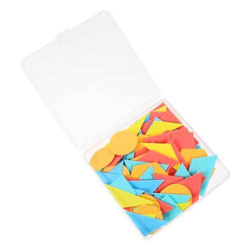 Toddmomy 100 Stück Teiliges Geometrisches Lernspiel für Vielfältige Formenerkennung von Kreativität Feinmotorischen Fähigkeiten und Logischem Denken für Einzel Gruppenaktivitäten Toddmomy 100 Stück Teiliges Geometrisches Lernspiel für Vielfältige Formenerkennung von Kreativität Feinmotorischen Fähigkeiten und Logischem Denken für Einzel Gruppenaktivitäten von Toddmomy